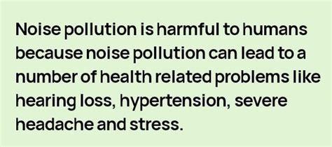 example in what way noise pollution is harmful to humans - Brainly.in