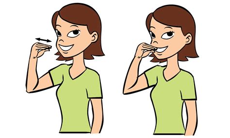 How to Sign Food in ASL 的图像结果