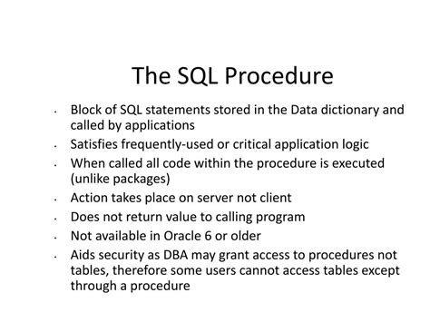 Image result for Procedure Code in SQL