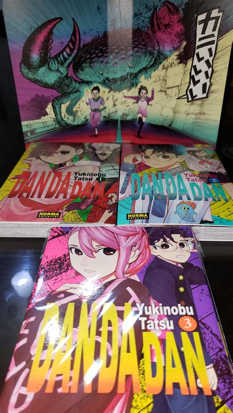 I recently bought the three volumes of Dandadan (Spanish version by ...