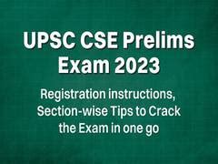 UPSC CSE Prelims Exam 2023: Registration instructions, Go to Resources ...