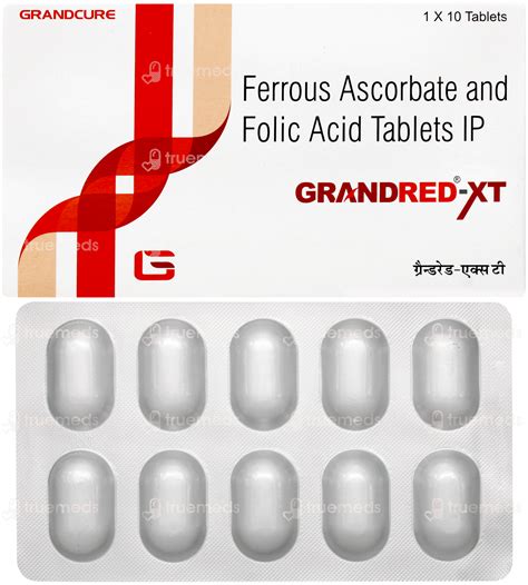 Grandred Xt Tablet 10: Uses, Side Effects, Price & Substitutes