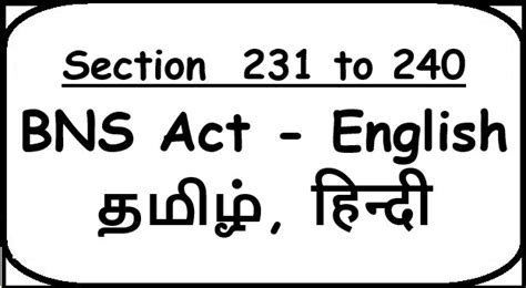 Law note book, BNS Act, BNSS Act, BSA Act in in English, Tamil, Hindi ...