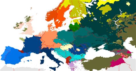 Europe Language Map 的图像结果