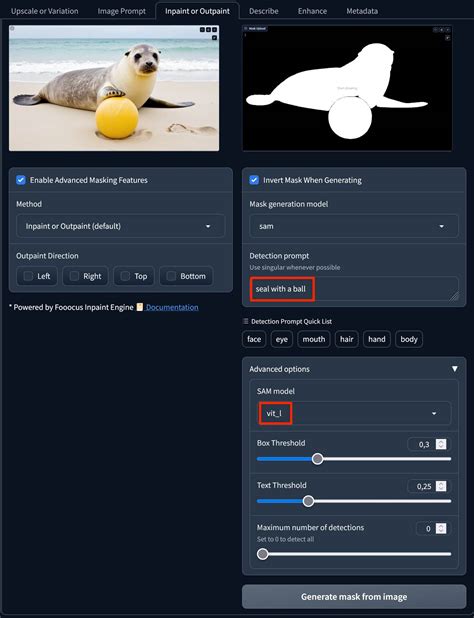 Fooocus Advanced Masking Features: Automatic Masking