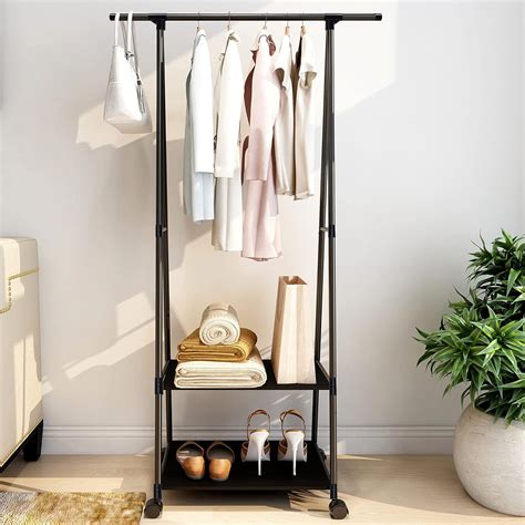 Clothes Rack Clothing Drying Rack, Rolling Garment | Ubuy India