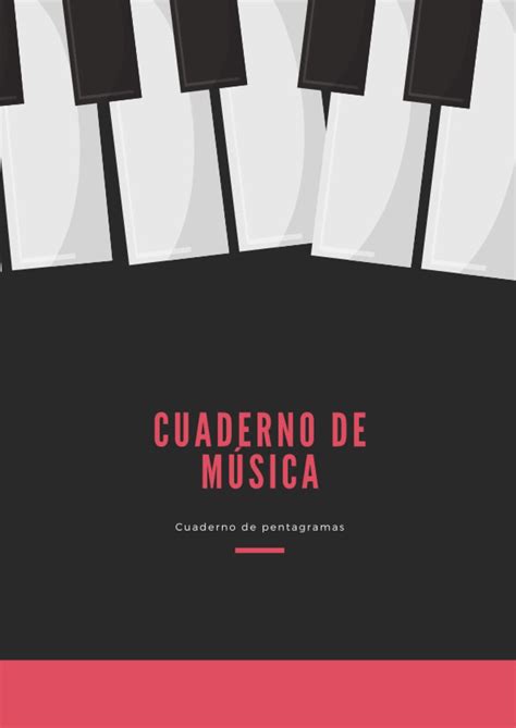 Buy Cuaderno de música - Cuaderno de pentagramas: Libreta pautada de ...