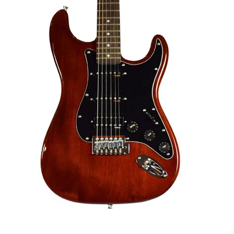 Vault Performer Pro ST 6 String Solid Mahogany Electric Guitar with Gi ...