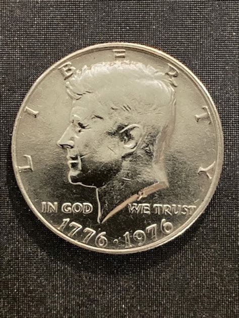 1776-1976 Kennedy Half Dollar Coin - Bicentennial Collectible, No Mint ...