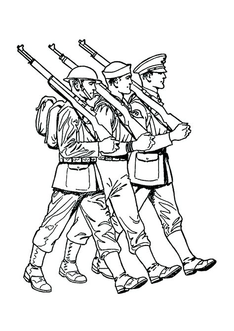 Printable Coloring Pages Army [2025]