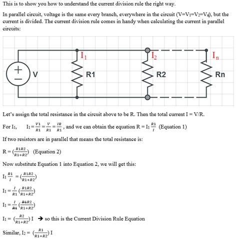 Image result for Current Division Rule