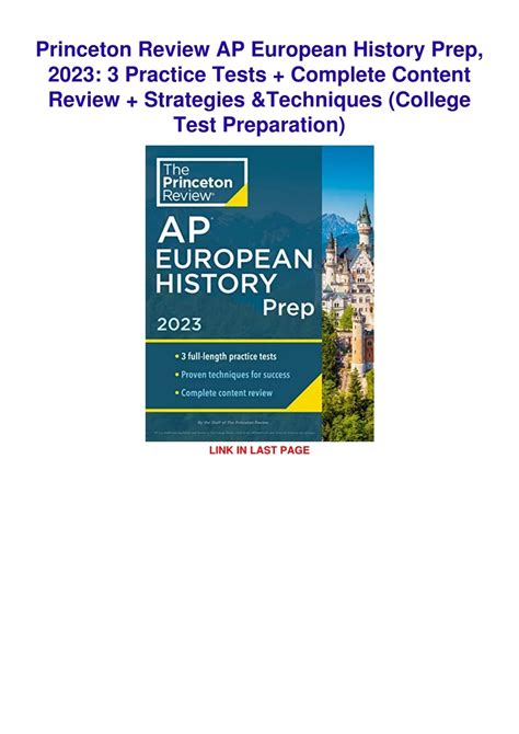 PPT - PDF/READ Princeton Review AP European History Prep, 2023: 3 ...