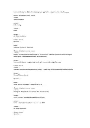 BI Lab Exp 5-vivek - practical - Experiment:2. Aim: Implement OLAP ...
