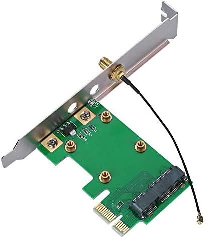 PCI Express to Mini PCI-E Card Adapter - Wireless Network Ethernet LAN ...