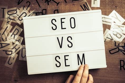 SEO vs SEM - 7efex