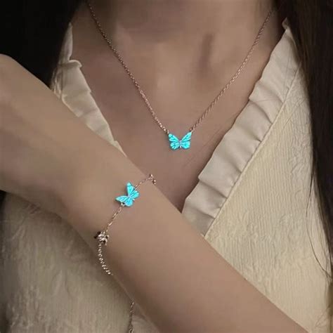 Glow Butterfly Jewelry Set – HeyBliss