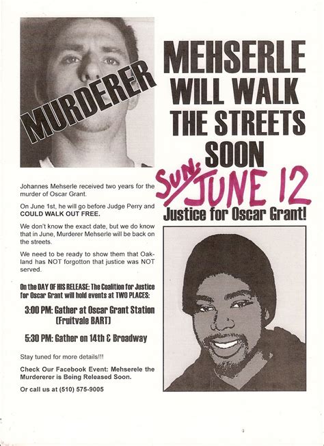 Interchange: Justice for Oscar Grant March, Sunday, June 12, 2011 in ...