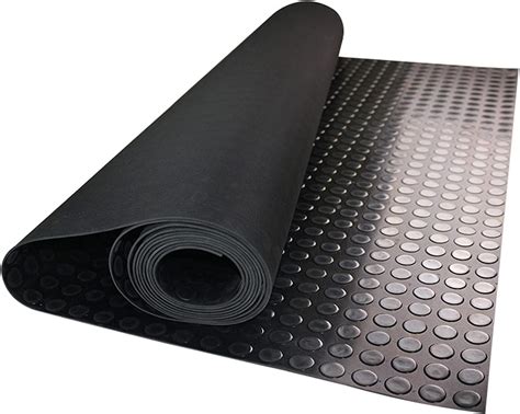 Amazon.com: MYOYAY 1/8in Thick Rubber Garage Floor Mat 3.28 x 16.4 Ft ...