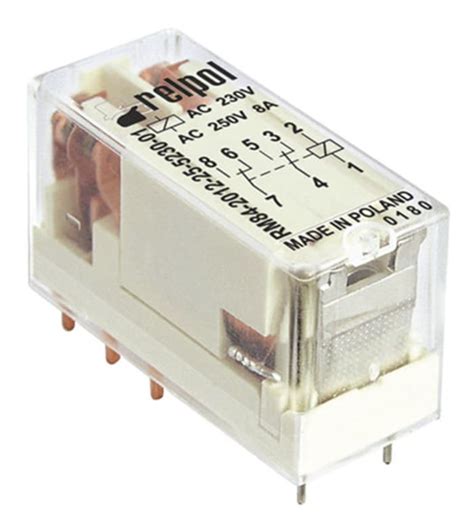RM84-2012-35-1012 Relpol | Relpol PCB Mount Power Relay, 12V dc Coil ...