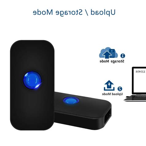 Mini Bluetooth 2D Barcode Scanner Portable 1D QR