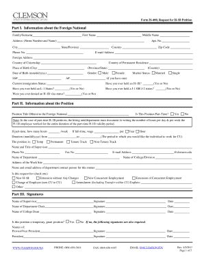 Form IS-400 - Clemson University - Media Clemson - Fill and Sign ...