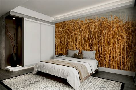 Wheat Field Expanses Nature Wall Mural