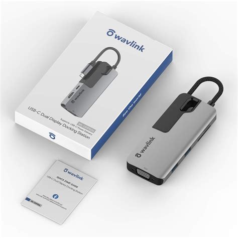 Buy WAVLINK 7-in-1 USB C Docking Station, HDMI Port 4K @ 30Hz Output ...
