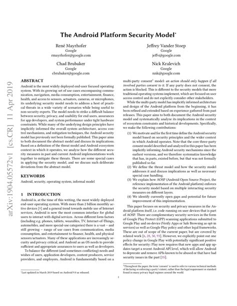 Image result for Android Platform Security Model