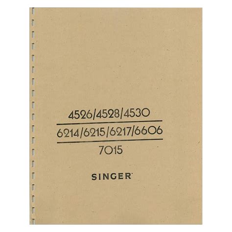 Image result for Singer Sewing Machine Operating Manuals 4530C