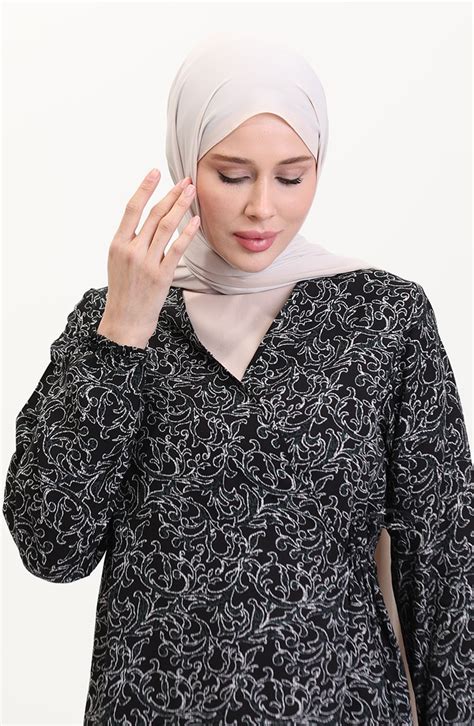 Yandan Bağlamalı Namaz Elbisesi 4483Y-03 Haki | Sefamerve