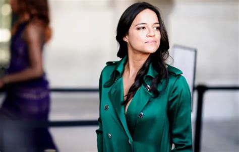 Download wallpaper look, pose, Michelle Rodriguez, view, hair, Michelle ...