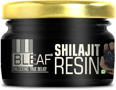 Bleaf Himalayan Shilajit Resin|For Strength, Power & Stamina|Premium ...