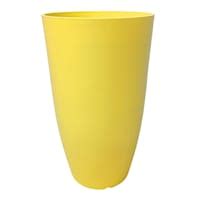Nora Yellow Outdoor Planter, Medium | At Home