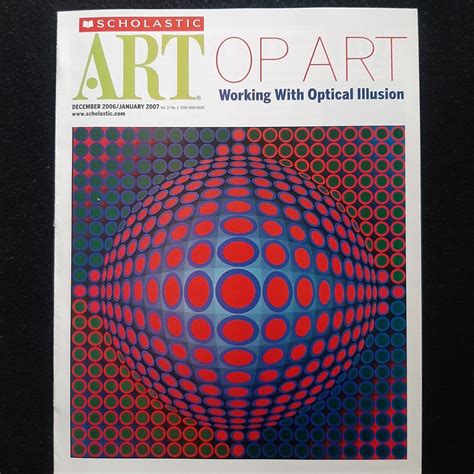 Optical Art Optical Illusion Teaching Guide Scholastic Art Magazine How ...