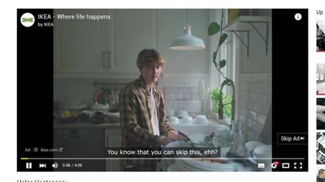 Uneventful Pre-Roll Ads: IKEA's 'Irresistible Pointless TrueView Ads ...