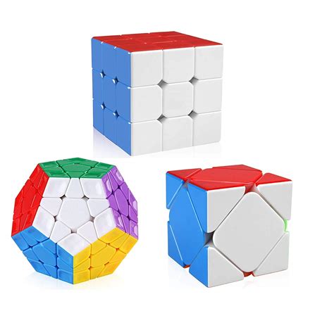 Toy Arena 3x3 Megaminx Skewb Speed Cube Set Stickerless Magic Cube ...