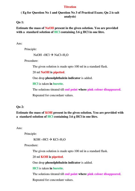Image result for Titration Experiment Procedure