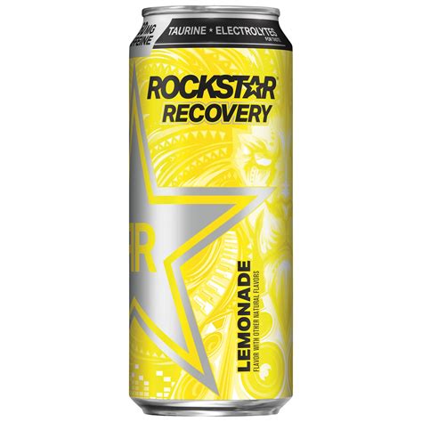 Rockstar Recovery Lemonade Energy Drink, 16 fl oz - Walmart.com