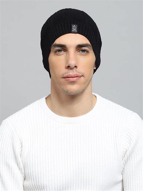 Buy Men Black Solid Cap Online in India - Monte Carlo