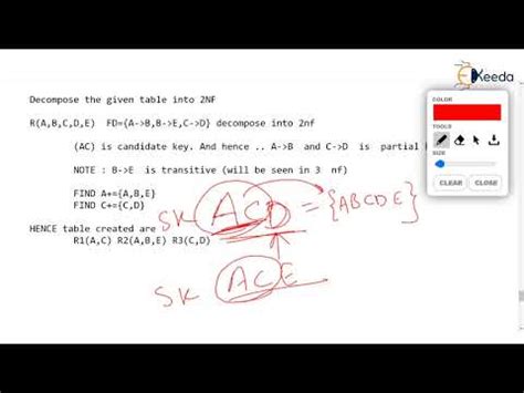 Second Normal Form DBMS Question 的图像结果