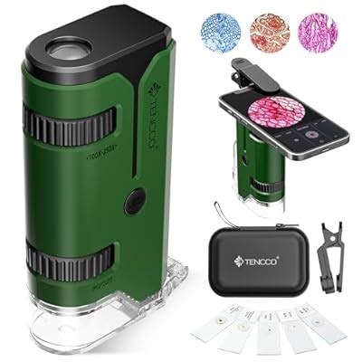 TENCCO 100x-250x Pocket Microscope for Kids Adults, India | Ubuy