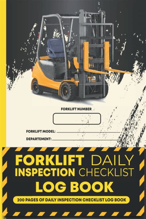 Buy Forklift Daily Inspection Checklist Log Book: 200 Pages of Forklift ...