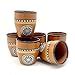 Buy CLOTIX Ceramic Kulhad Set Cups Handmade Kullad Tea Set | Kulhad ...