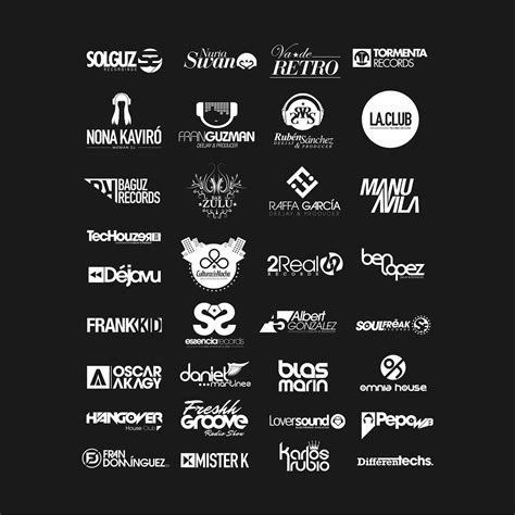 MUSIC LOGOS.DJS | CLUBS | MUSIC LABELS | Dj logo, Artist logo, Music logo