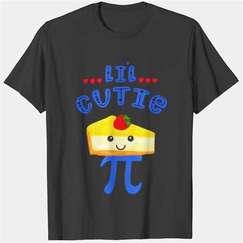 Lil Cutie Pi little kawaii pie cute funny math Pi T-shirt sold by Gary ...