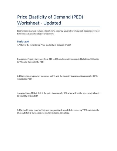 Image result for Elasticity of Demand Example Problems