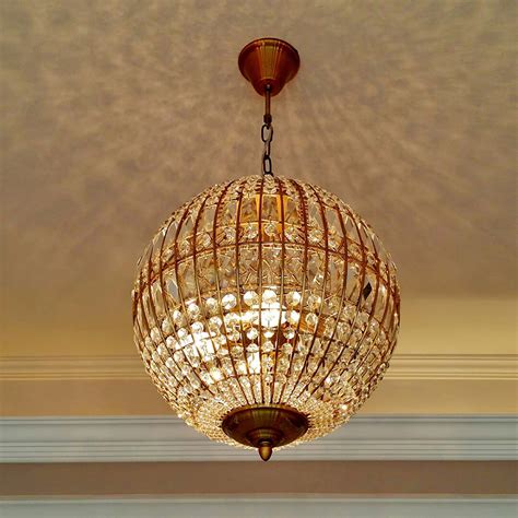 Traditional Gold Globe Chandelier – Vakkerlight