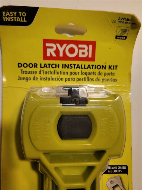 Ryobi Lock And Latch Installation Kit at Lois Greenwald blog