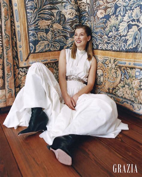 ROSAMUND PIKE for Grazia Magazine, December 2023 – HawtCelebs