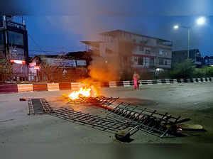 manipur violence: Manipur: Kuki militant camp burnt, after attacks on ...
